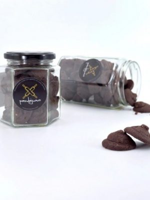 GALLETAS BROWNIE CON CARAMELO DE CACAHUETE SALGADO-PANDEJUEVO