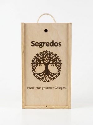 ESTUCHE DE MADERA DOBLE "SEGREDOS"