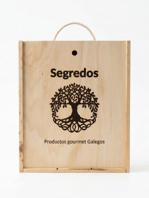 ESTUCHE DE MADERA TRIPLE "SEGREDOS"