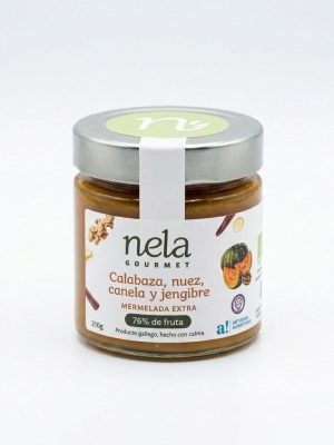 MERMELADA CALABAZA, NUEZ, CANELA Y JENGIBRE-NELA GOURMET