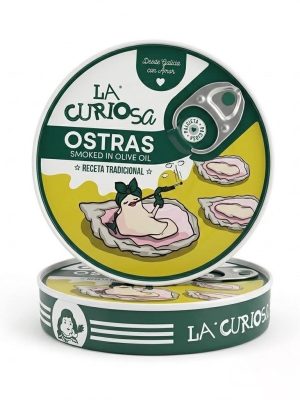 OSTRAS AHUMADAS EN ACEITE DE OLIVA-LA CURIOSA