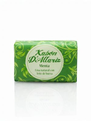 XABÓN D´ALLARIZ MENTA-NATURAL CON LECHE DE BURRA