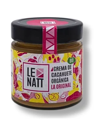 CREMA DE CACAHUETE ORGÁNICA "LA ORIGINAL"-LENATT