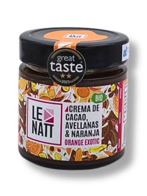 CREMA DE CACAO, AVELLANAS Y NARANJA "ORANGE EXOTIC"-LENATT