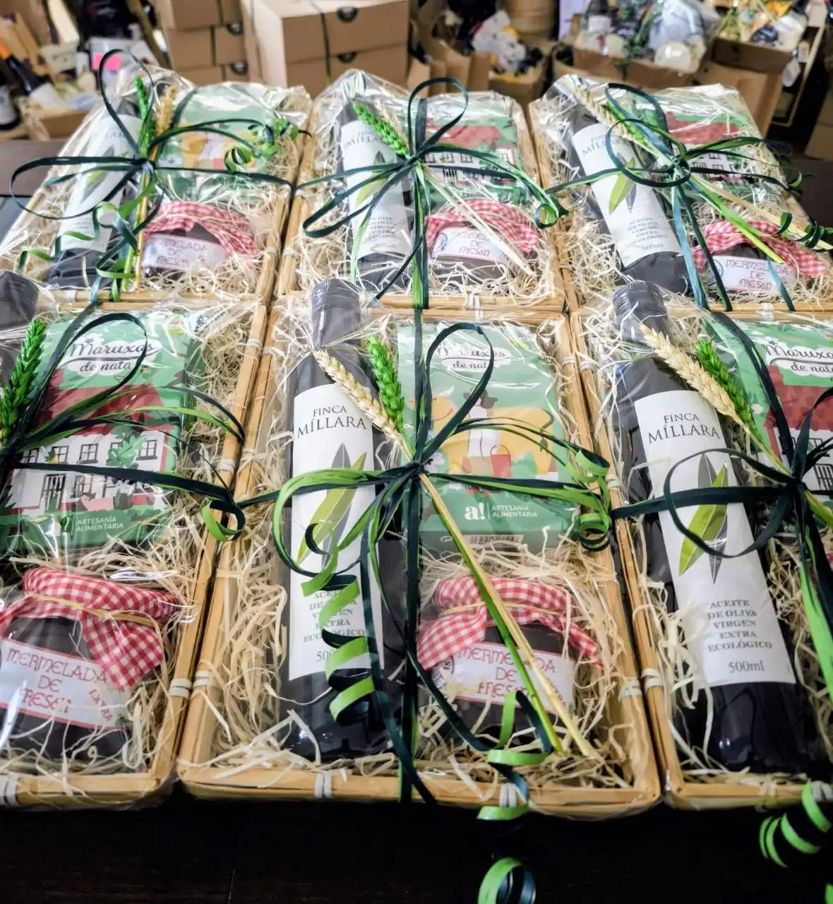 detalles evento aceite finca millara mermelada maruxas nata