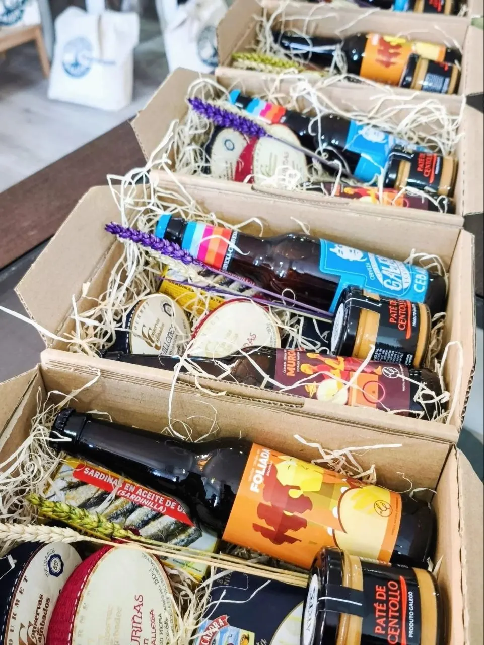 lotes empresa cerveza artesana gallega pate centollo